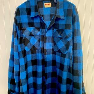 Shacket Wranger oversized plaid flannel size 3XL